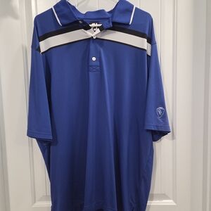 FootJoy Blue and Black Polo Shirt